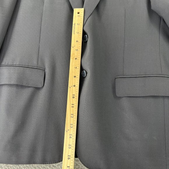 CANALI 1934 Traveler Water Resistant Blazer Jacket‎ Coat Wool Black ITALY 44 - Picture 8 of 14